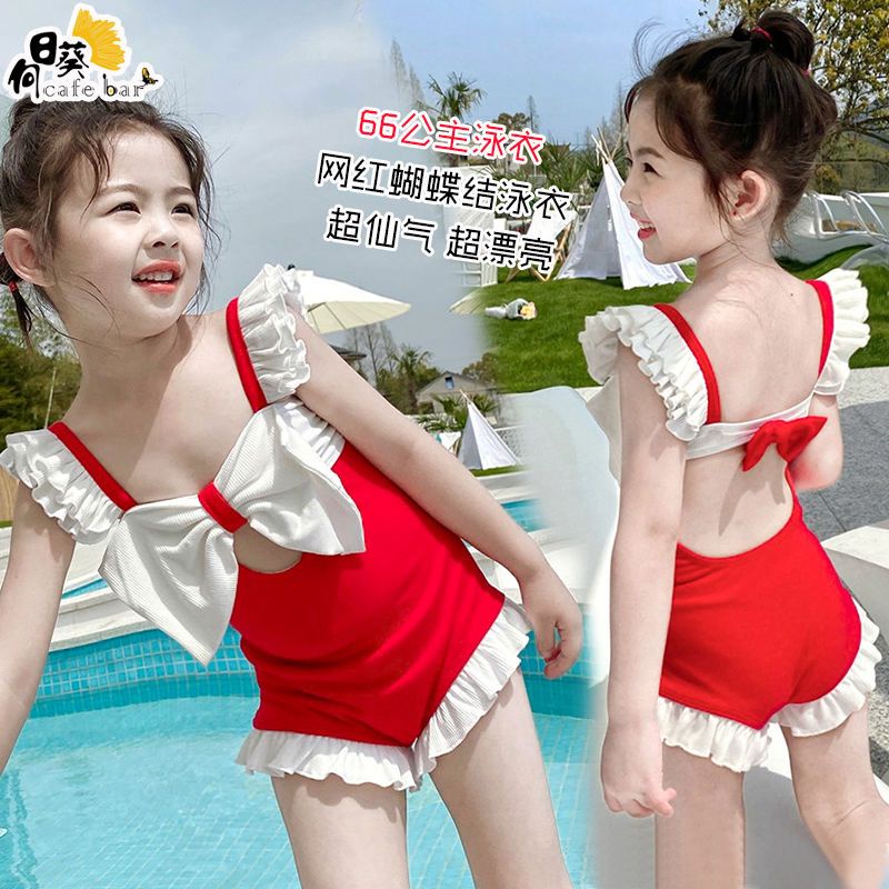 Bộ Đồ Bơi Liền Thân Không Tay Phong Cách Công Chúa Thời Trang Dành Cho Bé Gái 66 's