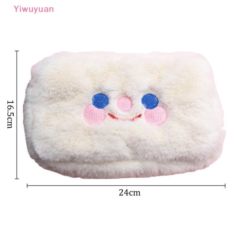 < Yiwuyuan > Túi Đựng Đồ Trang Điểm Mỹ Phẩm Phối Lông Dễ Thương Thích Hợp Làm Quà Tặng Đi Du Lịch Cho Giáo Viên Mới