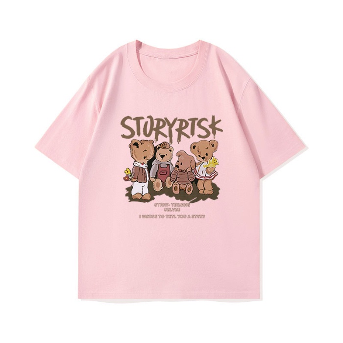 Áo Thun Unisex 100% Cotton Nguyên Chất Ngắn Tay Phong Cách Hàn Quốc Mới NRVP 2023