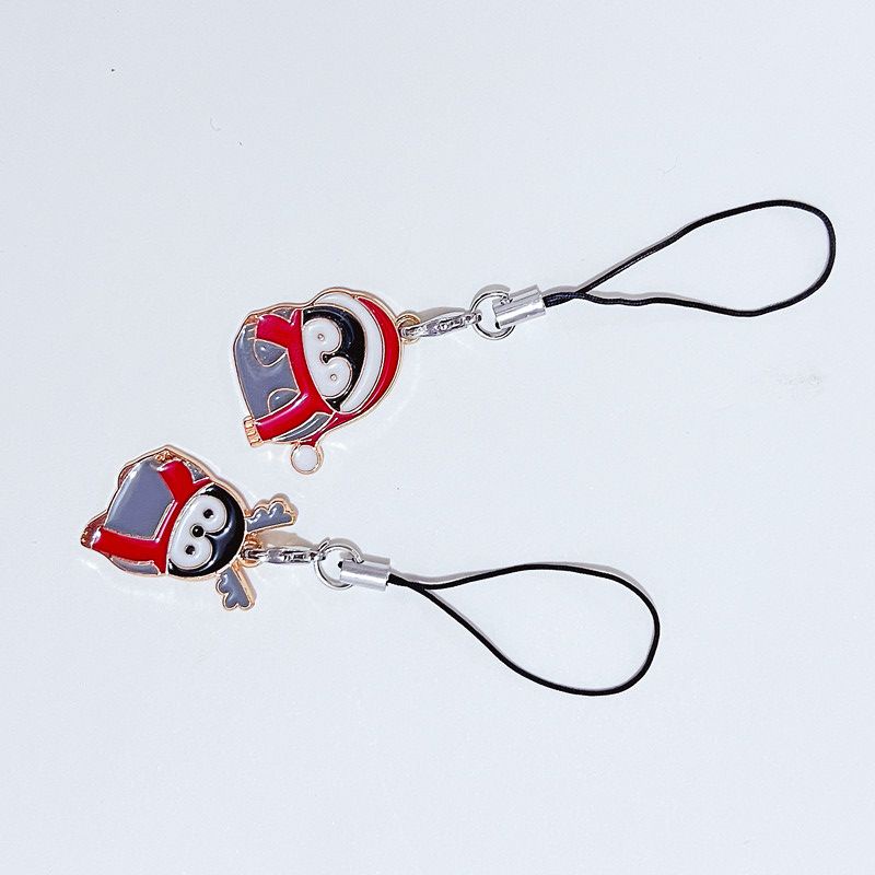 Mặt Dây Chuyền Hình Chim Cánh Cụt Dễ Thương Trang Trí Điện Thoại