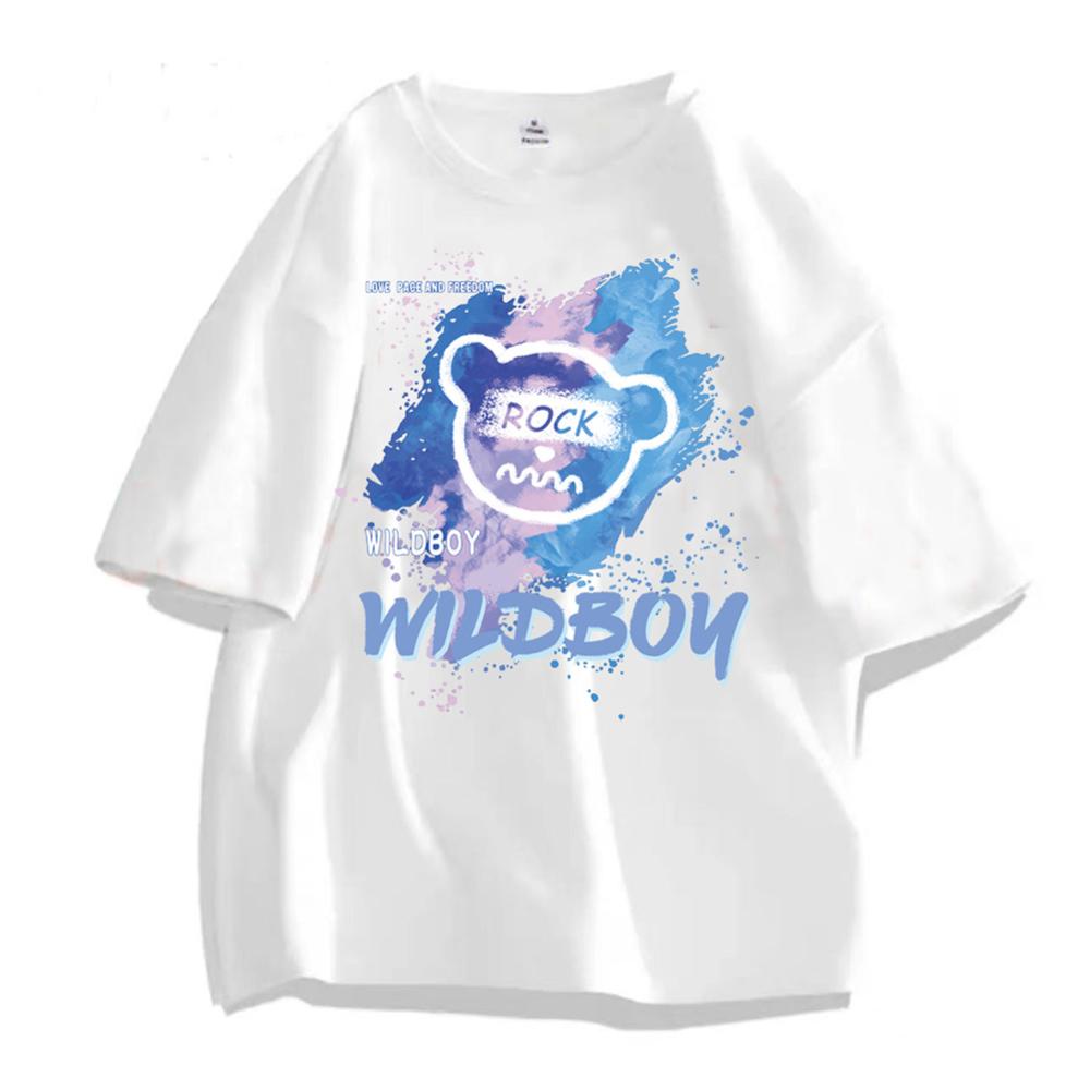 Áo Thun Cotton Dáng Rộng Mềm Mại Thoáng Khí Ngắn Tay Thời Trang Mùa Hè Dành Cho Nam C8F6