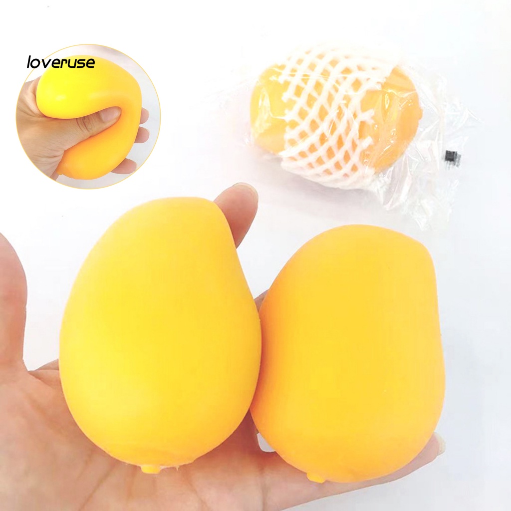 Đồ Chơi Bóp Hình Trái Cây Bằng Nhựa Mềm Siêu Nhẹ Giải Tỏa Căng Thẳng