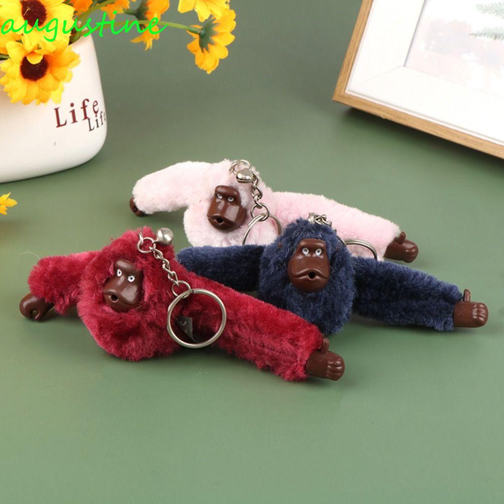 Móc Khóa Khỉ Nhồi Bông Mềm Mại Dễ Thương