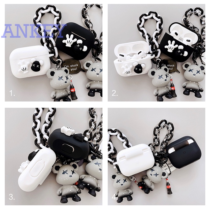 Case for Apple AirPods 3 2 Pro Pro2 Protective Cute Cartoon Cover Bluetooth Earphone Shell Accessories TWS Headphone Portable