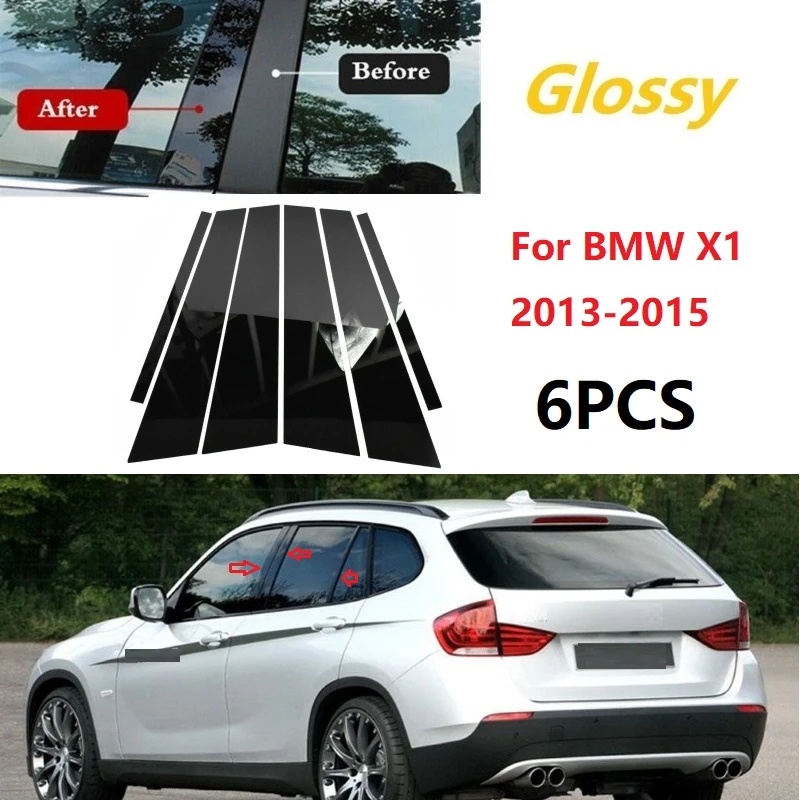 Phim Dán Trang Trí Cửa Sổ Xe Hơi Màu Đen Bóng Cho BMW X1 E84 2010-2015 F48 F48lci 2016-2022
