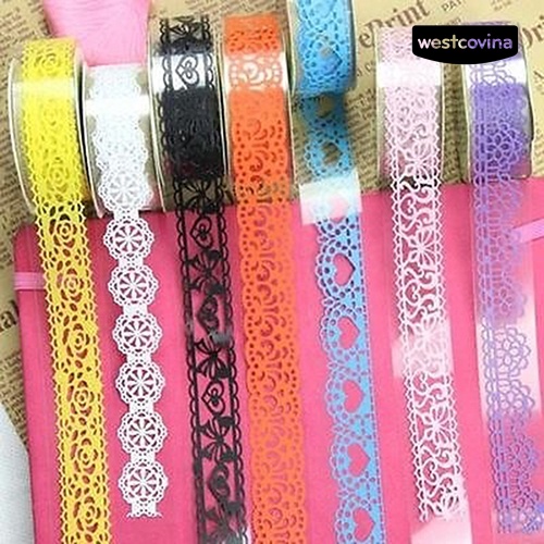 [COD]♪Cuộn 5 Cuộn Băng Dính Trang Trí Thủ Công DIY