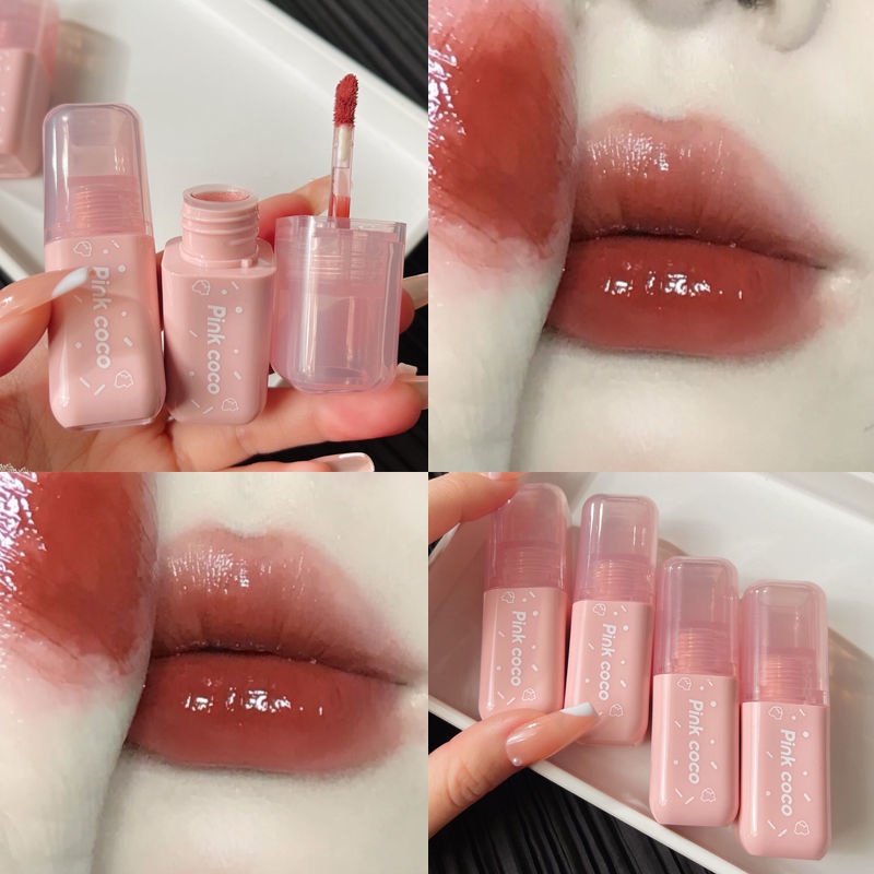 Son Kem Dưỡng Ẩm Kháng Nước Lâu Trôi Hình Bánh Donut Dễ Thương Cho Nữ