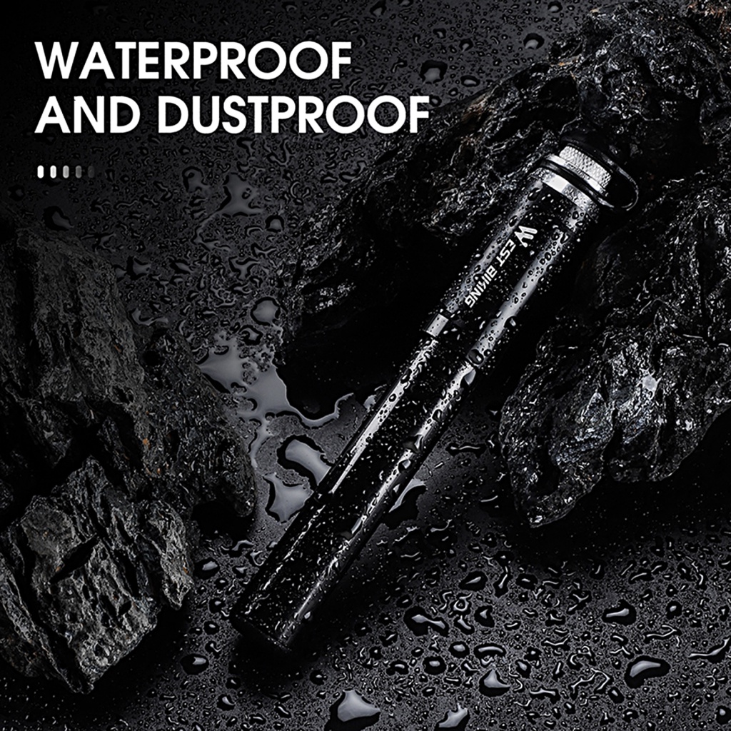 1 Bộ Ống Bơm Hơi Xe Đạp Leo Núi Bằng Hợp Kim Nhôm Chống Bụi