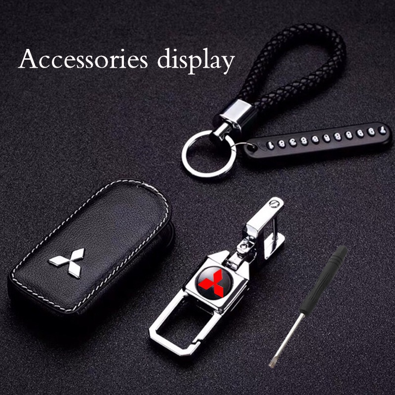 Vỏ Da Bảo Vệ Chìa Khóa Điều Khiển Từ Xa Cho Mitsubishi Xpander Montero Mirage G4 Strada Giá Đ