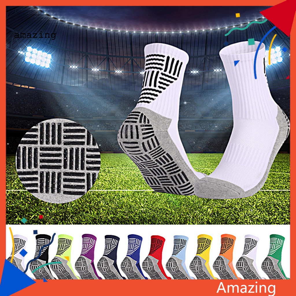 1 Đôi Vớ Thể Thao Co Giãn Tốt Họa Tiết Kẻ Sọc Thời Trang Cho Nam