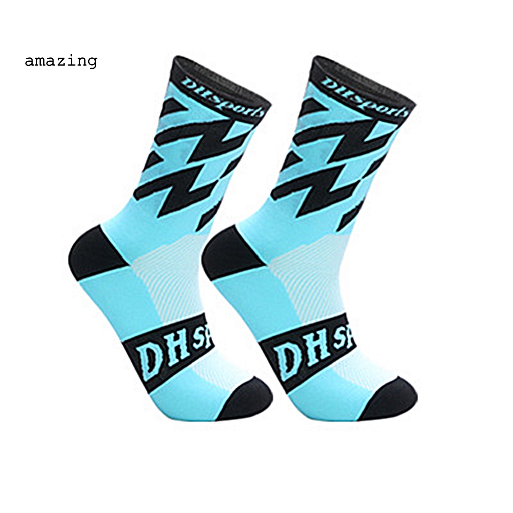 1 Đôi Tất Dệt Kim Màu Sắc Tươi Sáng Chống Trượt Chân Tiện Dụng Thời Trang Unisex