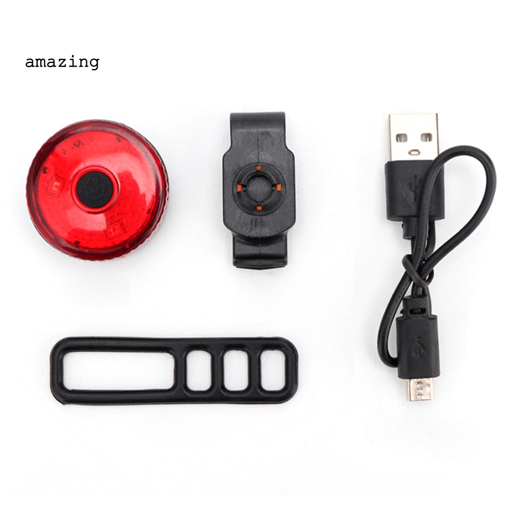 Đèn Gắn Đuôi Xe Đạp Siêu Sáng Chống Mòn Chống Thấm Nước USB