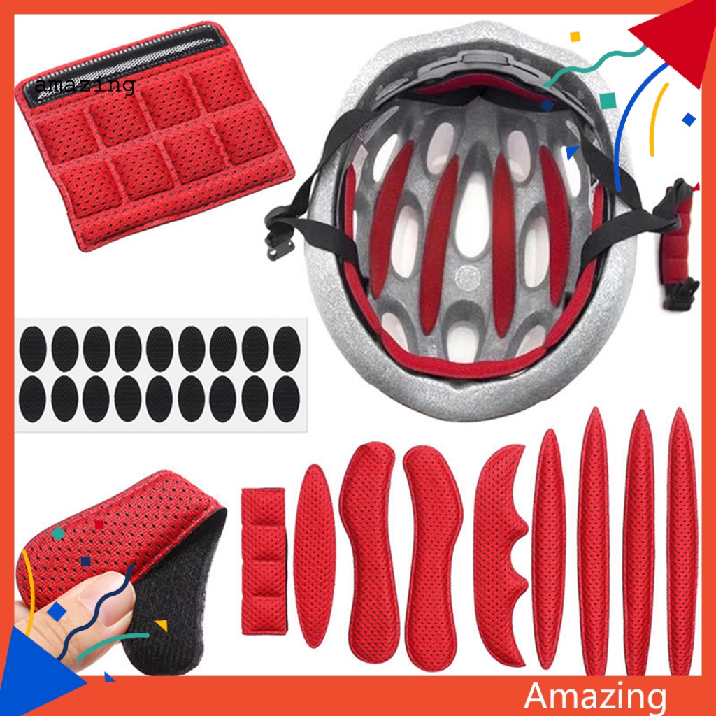 Set 27 Tấm Lưới Lót Mũ Bảo Hiểm Chống Va Chạm Thông Dụng Cho Xe Máy