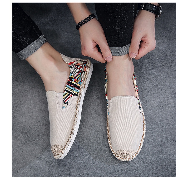 Giày Lười Mũi Tròn Thời Trang Mới Cho Nam