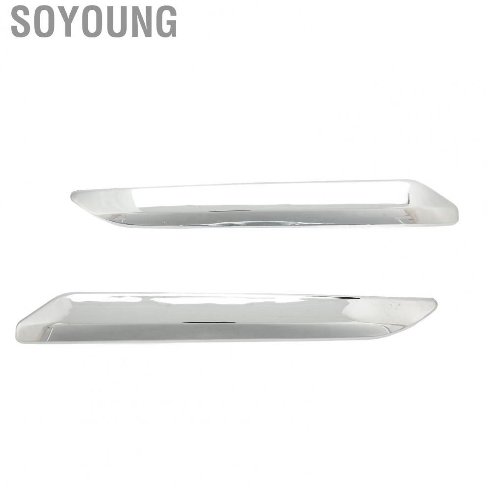 Soyoung Front Bumper Strip  Easy Installation Left Right  Collision Front Bumper Trim  for Car