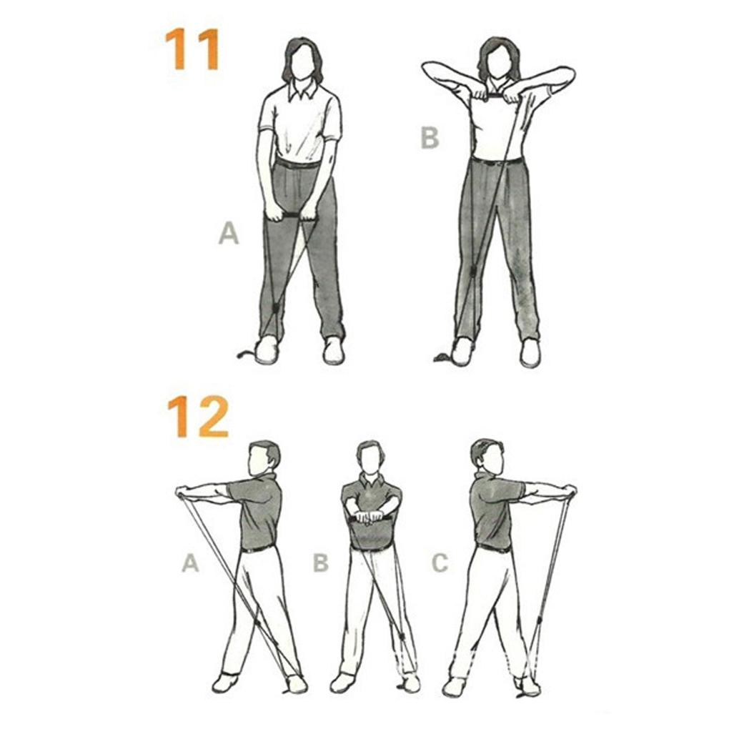 Dây Đai Co Giãn Chịu Lực Hỗ Trợ Luyện Tập Đánh Golf Tại Nhà