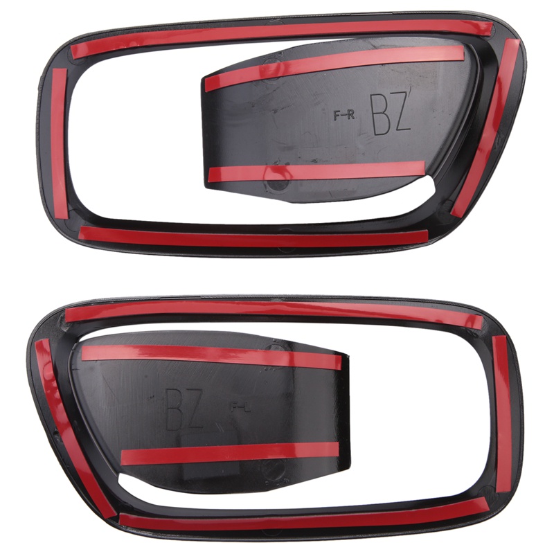 4 cái cho Tay nắm cửa bên trong MỚI Trang trí nắp bát cho Honda HRV XRV XR-V HR-V 2022-20 2023 Màu đen bóng