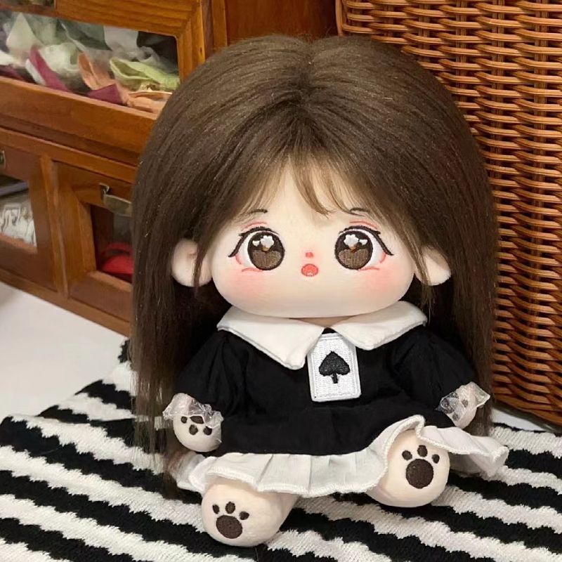 Món quà nhỏ dây màu đỏ Búp Bê Nhồi Bông Cotton búp bê nhồi bông búp bê cung hoàng đạo búp bê nhồi bôngBúp Bê Em Bé Mặc Váy Cotton 20cm Có Thể Thay Đổi Giá Rẻ