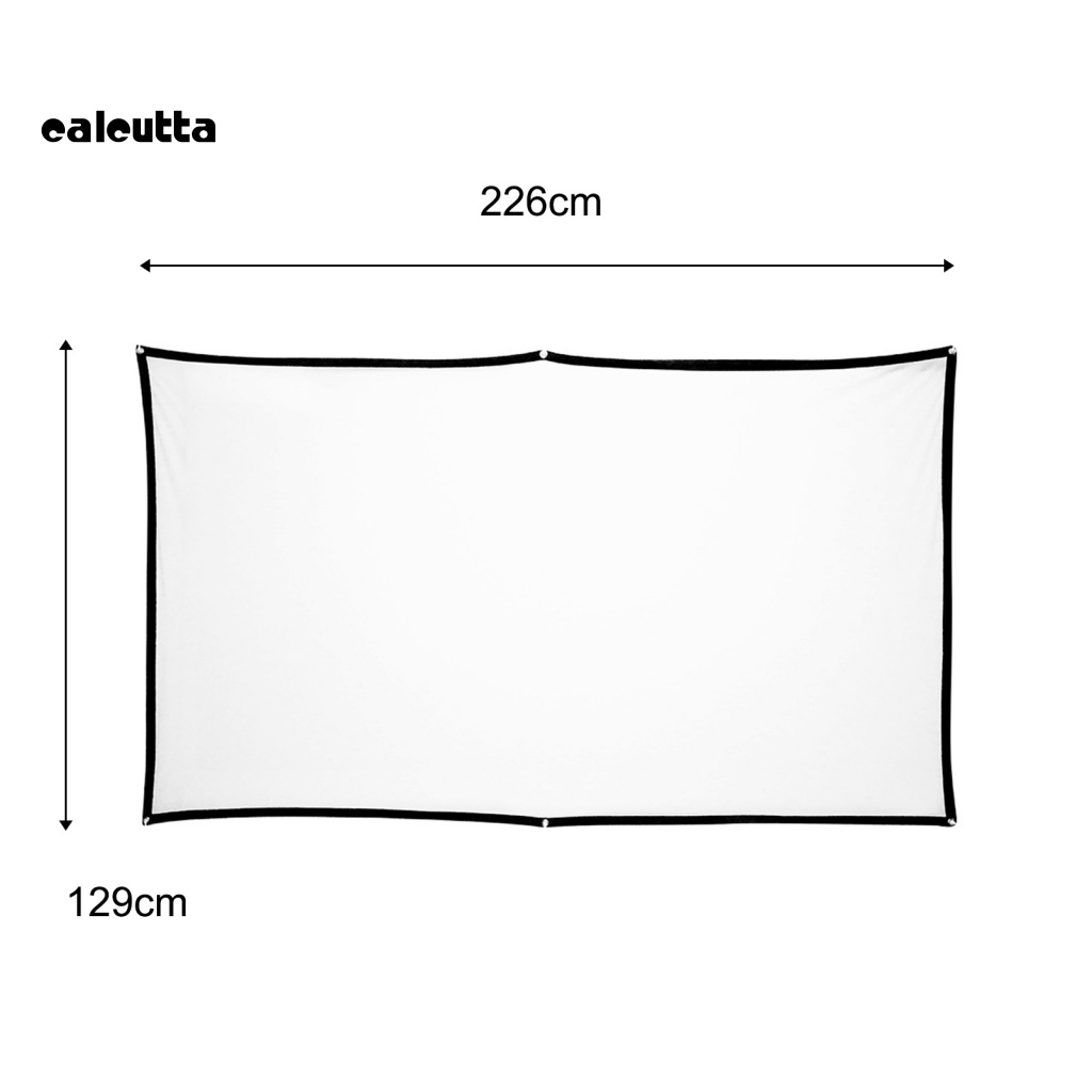 Màn Chiếu Polyester Chống Ánh Sáng Cao 16: 9 100 Inch H100A Cho Phòng Học