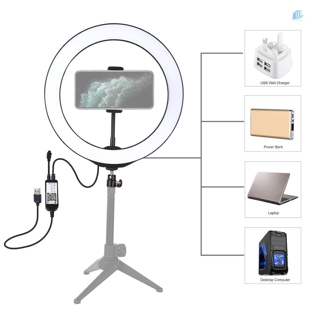 Đèn Led PULUZ 10.2 &quot;RGBW Hỗ Trợ Chụp Ảnh Cho Điện Thoại Di Động Và Điều Khiển Từ Xa