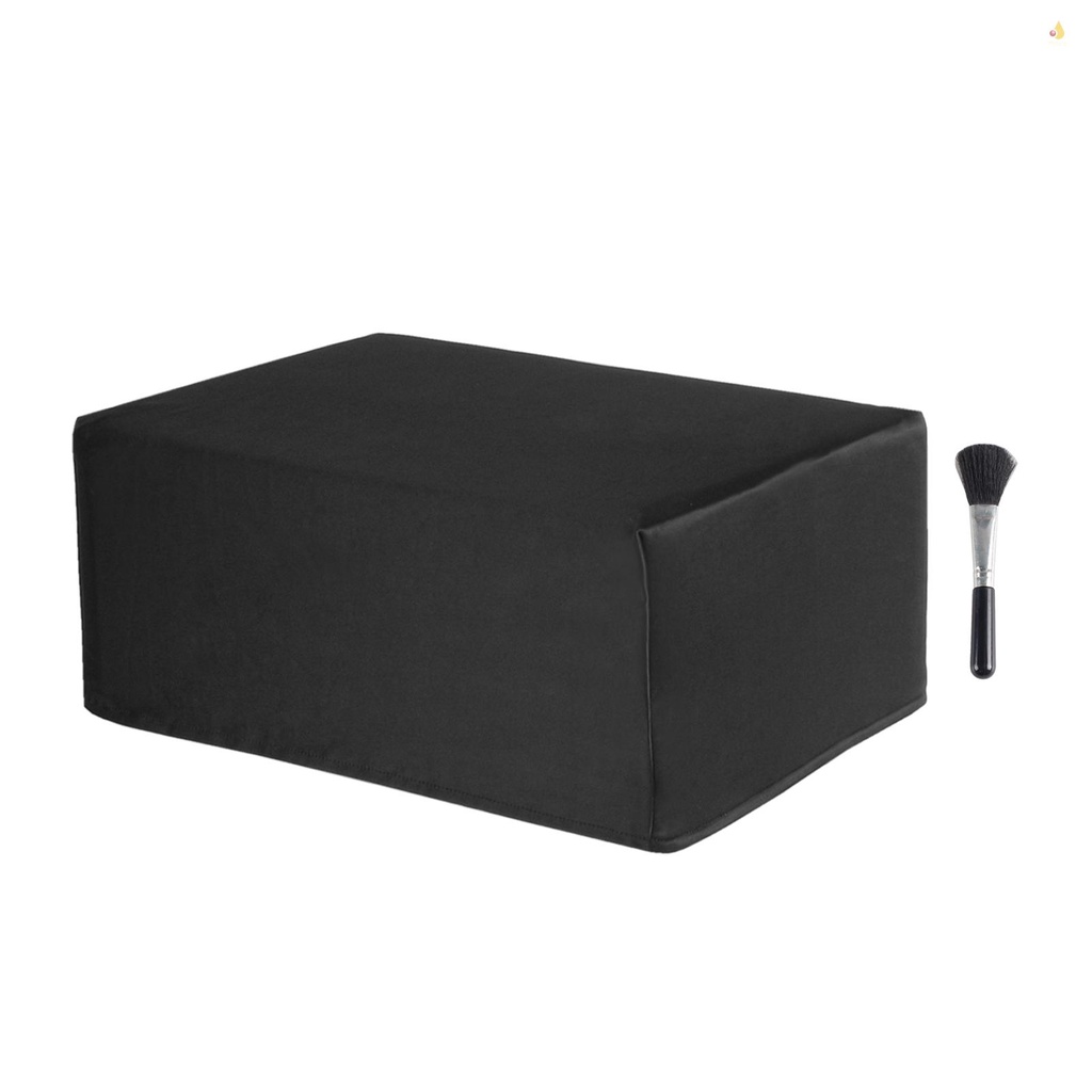 Vỏ Bọc Loa Khuếch Đại Âm Thanh Đàn Guitar Bằng Lụa Sữa Co Giãn Chống Bụi Màu Đen Kèm Cọ Vệ Sinh