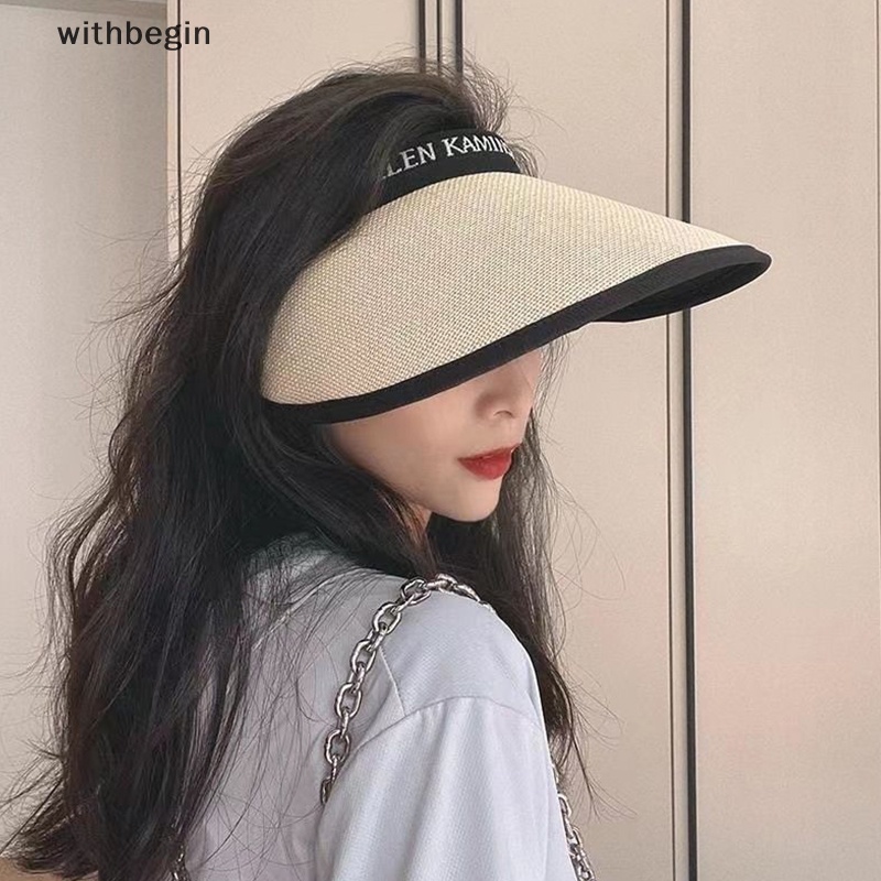 1 Nón Cối Rộng Vành Chống Tia UV Thời Trang Đi Biển Mùa Hè Mới Cho Nữ