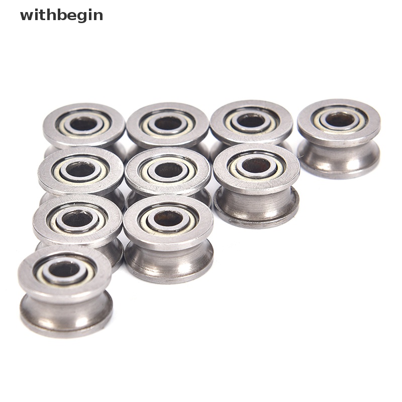 Bộ 10 Ròng Rọc U624ZZ Kích Thước 4 * 13 * 7mm Chuyên Dụng Chất Lượng Cao