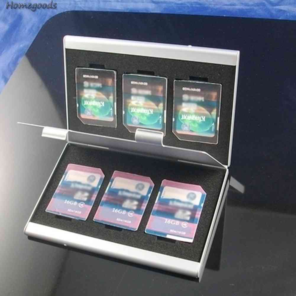 Hộp Nhôm Đựng Thẻ Nhớ SD / SDHC / MMC 2023-Vn Tiện Lợi