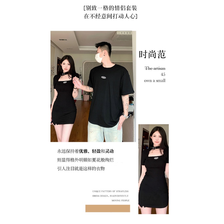 Đồ đôi Áo Thun Cotton Ngắn Tay Thời Trang Mùa Hè 2023 Cho Cặp Đôi đồ cặp nam nữ áo cặp nam nữ