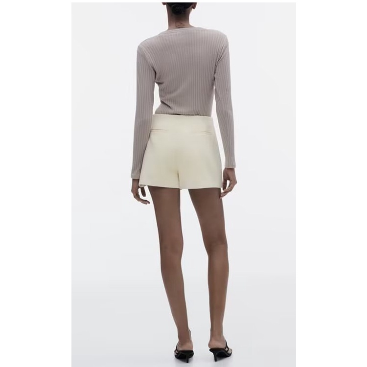 Quần Culottes Lưng Cao Phong Cách Thời Trang Zara 20237385420 7385530