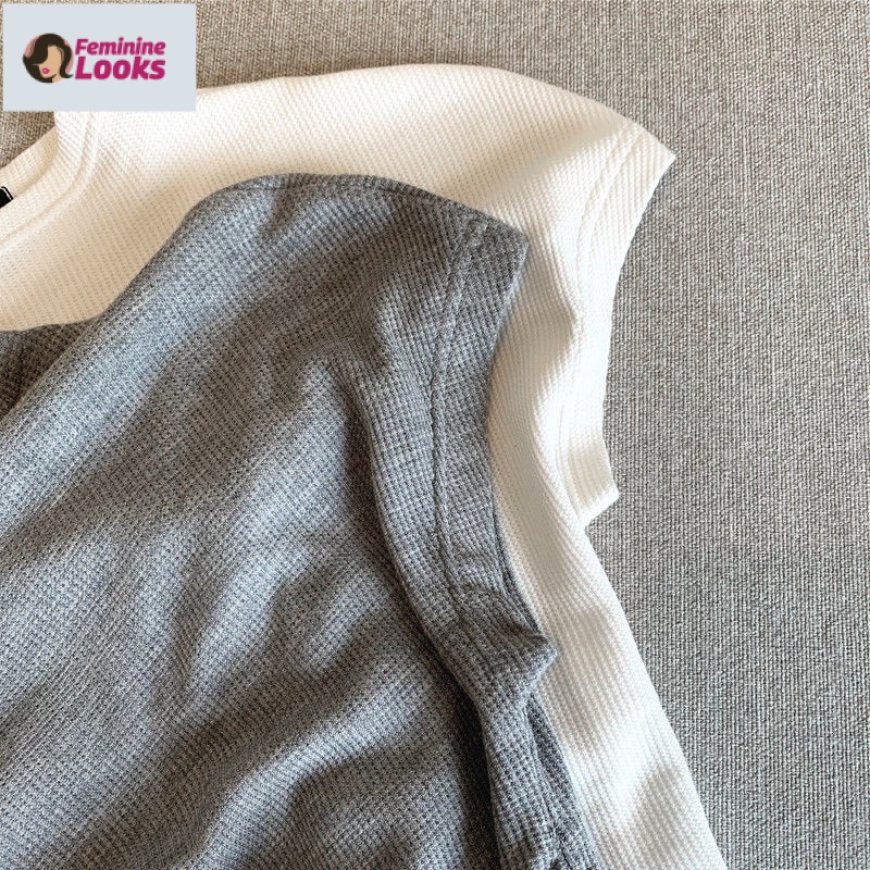 Áo Thun Ngắn Tay Cổ Cao Phối Dây Rút Sau Lưng Thời Trang Cá Tính