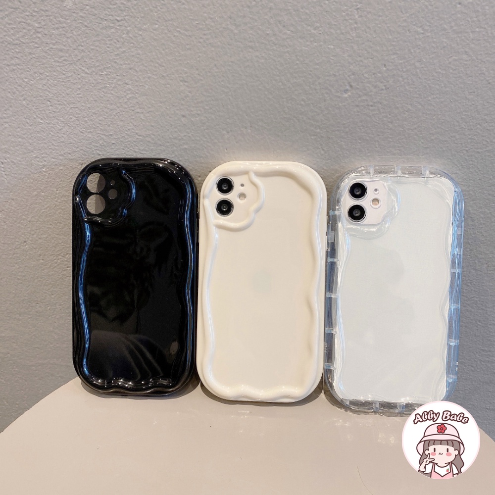 Ốp Điện Thoại TPU Mềm Chống Sốc Màu Trắng Sáng Bóng Cho IPhone 14 Pro Max 11 12 11 Pro Max X XS 7Plus