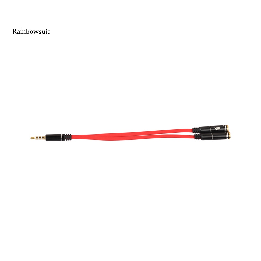 Dây Cáp Tách Tai Nghe TRRS 3.5mm 4 Trục Tiện Dụng