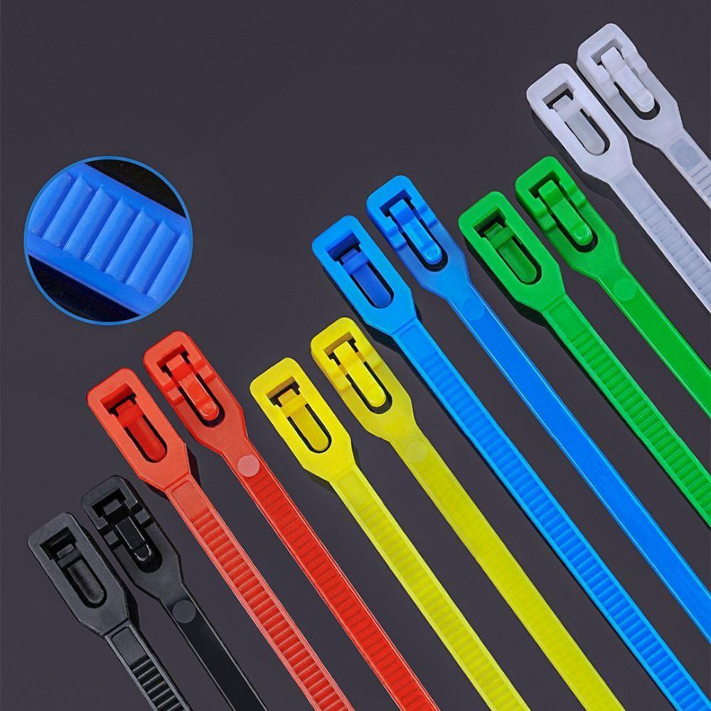 Set 100 Dây Rút Nilon Dùng Để Cố Định Dây Cáp Đa Năng Tiện Dụng