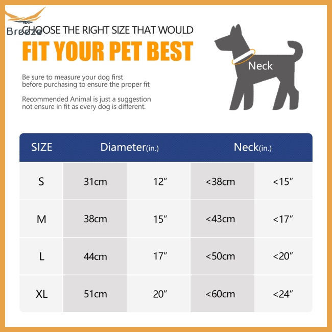 Vòng Cổ Hình Nón Thay Thế Chống Cắn Làm Mát Cho Thú Cưng Cỡ Nhỏ / Vừa