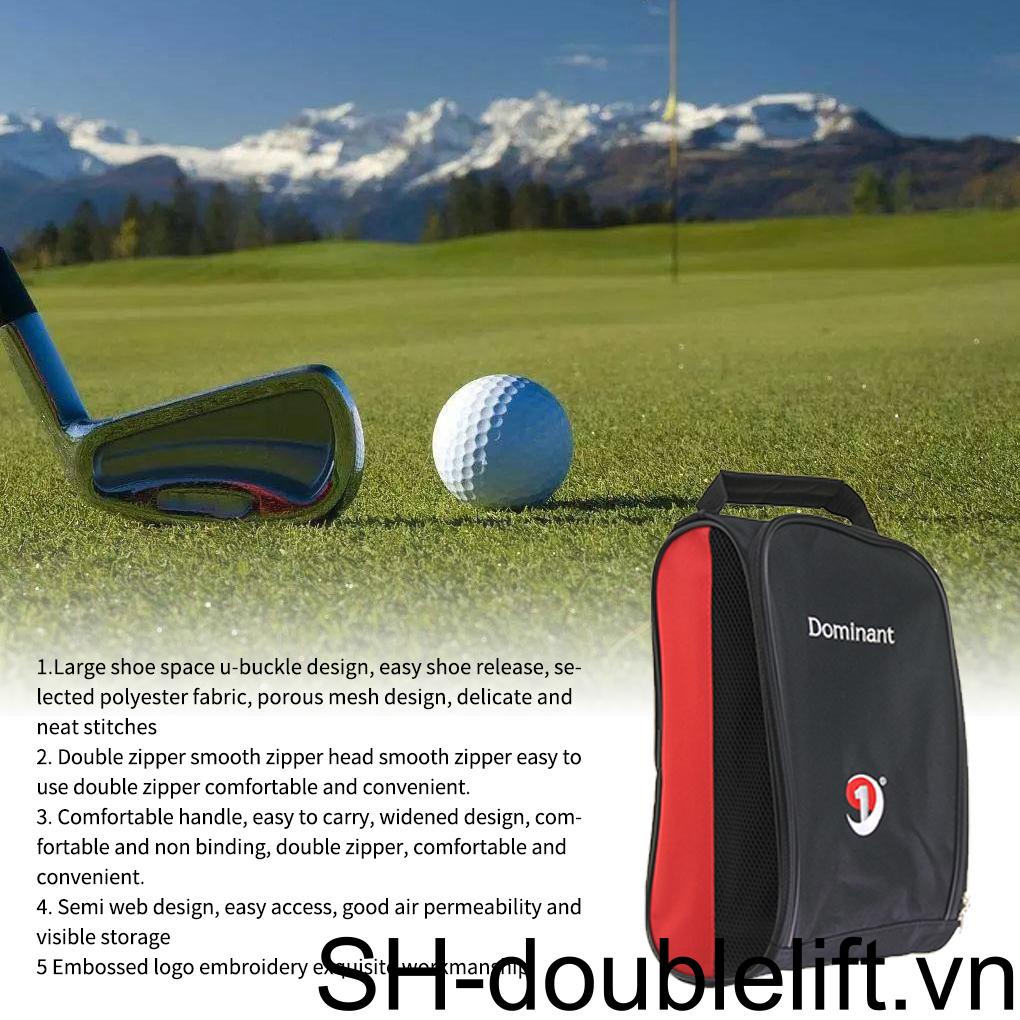 Túi Đựng Giày Thể Thao Chơi Golf Sức Chứa Lớn Thoáng Khí Có Khóa Kéo