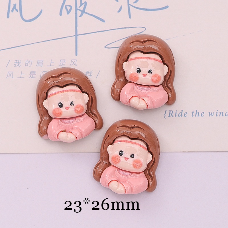 Bộ 10 Phụ Kiện Trang Sức Hình Tranh Nổi Tiếng Q Diy Bằng Nhựa Resin