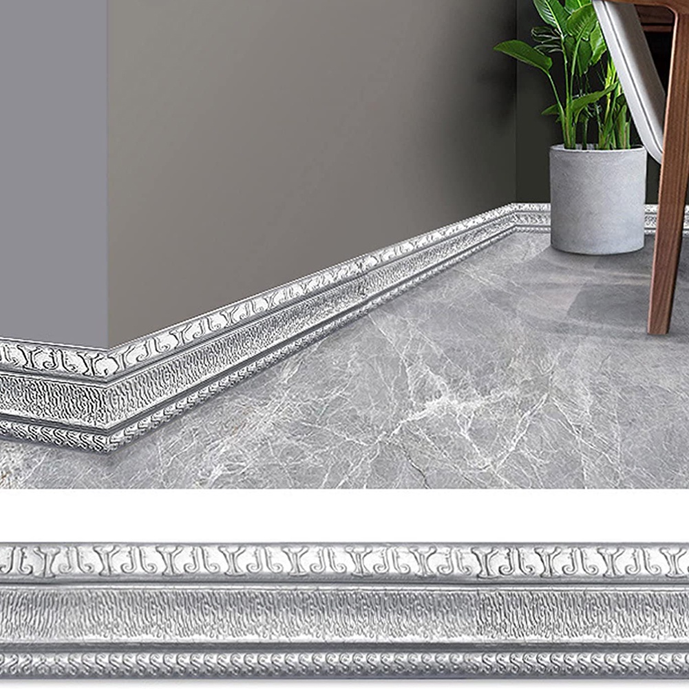 Dải Dán Viền Tường 3D Bằng Xốp Chống Thấm Nước Trang Trí Nhà Cửa