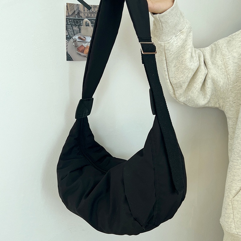 Túi Đeo Vai Bằng cotton Sức Chứa Lớn Đơn Giản Dễ Phối Đồ Hợp Thời Trang Cho Nữ