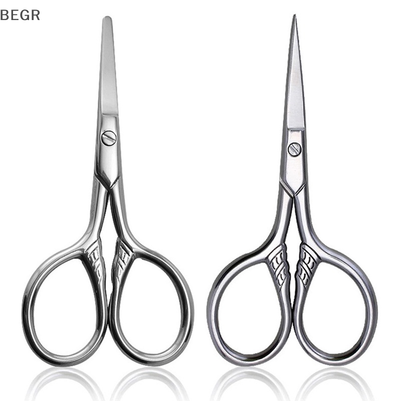 1 Kéo Cắt Tỉa Lông Mày / Lông Mi / Mũi Bằng Thép Không Gỉ vn