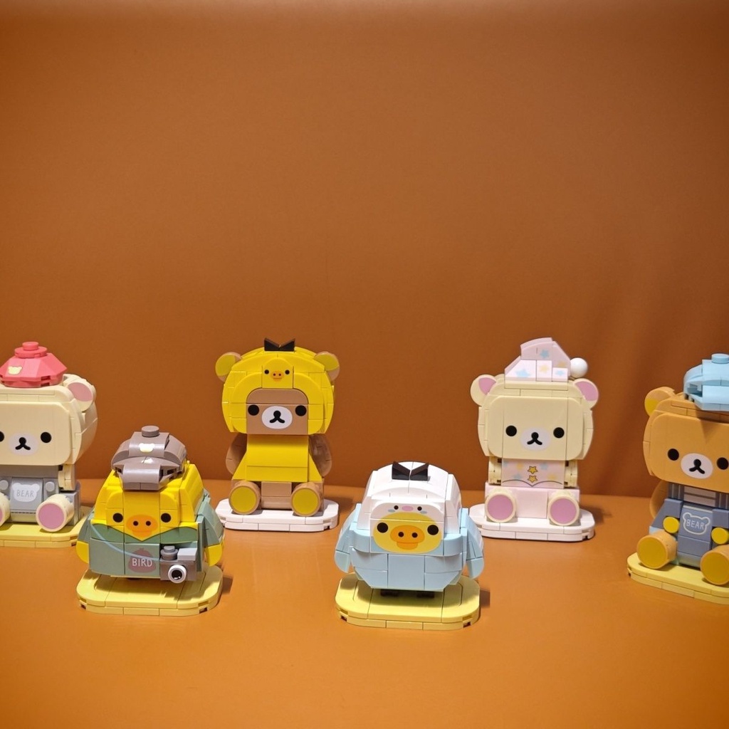 Đồ Chơi Lắp Ráp Mô Hình Rilakkuma Cho Trẻ Em