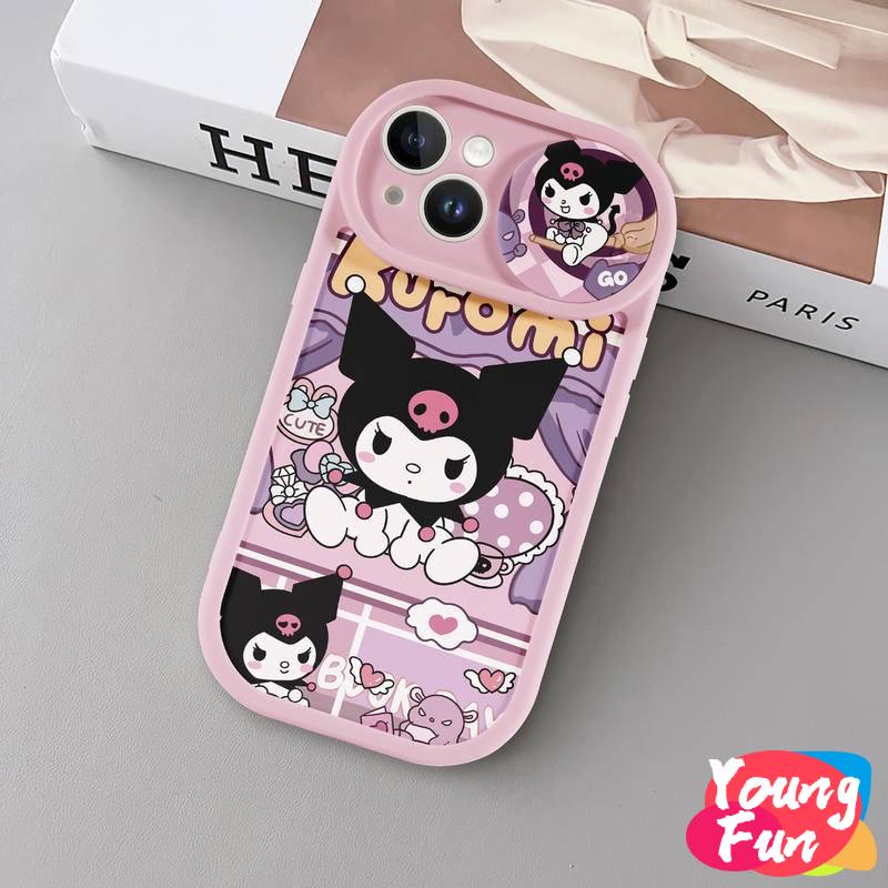 Ốp lưng kuromi Trượt for iPhone 14 XR 13 11 12 Pro Max 8 7 6 6S Plus X Xs Max Se 2020 13 12 11