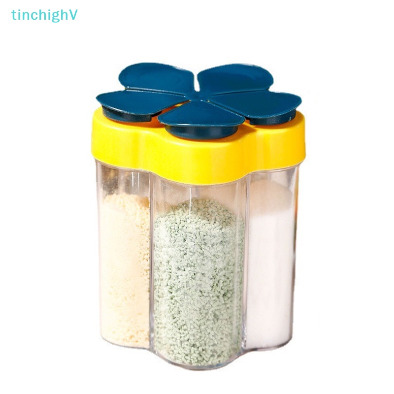 Lọ Đựng Gia Vị 5 Trong 1 Có Nắp Đậy Chống Ẩm Tiện Dụng