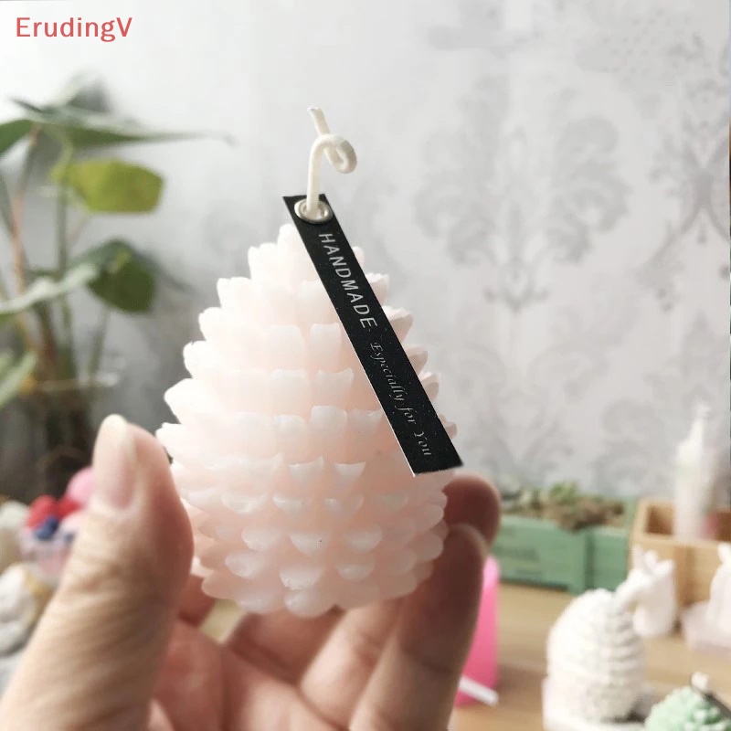 Khuôn Silicone Tạo Hình Quả Thông 3D Làm Sáp DIY