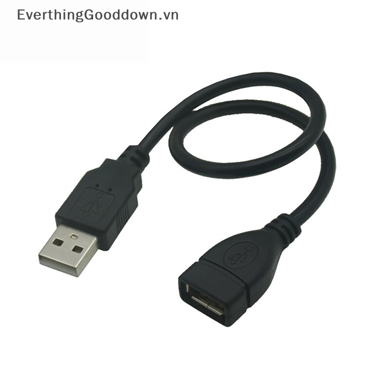 Everthinggooddown USB 2.0 A Male Sang Female Dây Cáp Mở Rộng 90 Độ USB2.0 Male Sang Female / Right / down / up