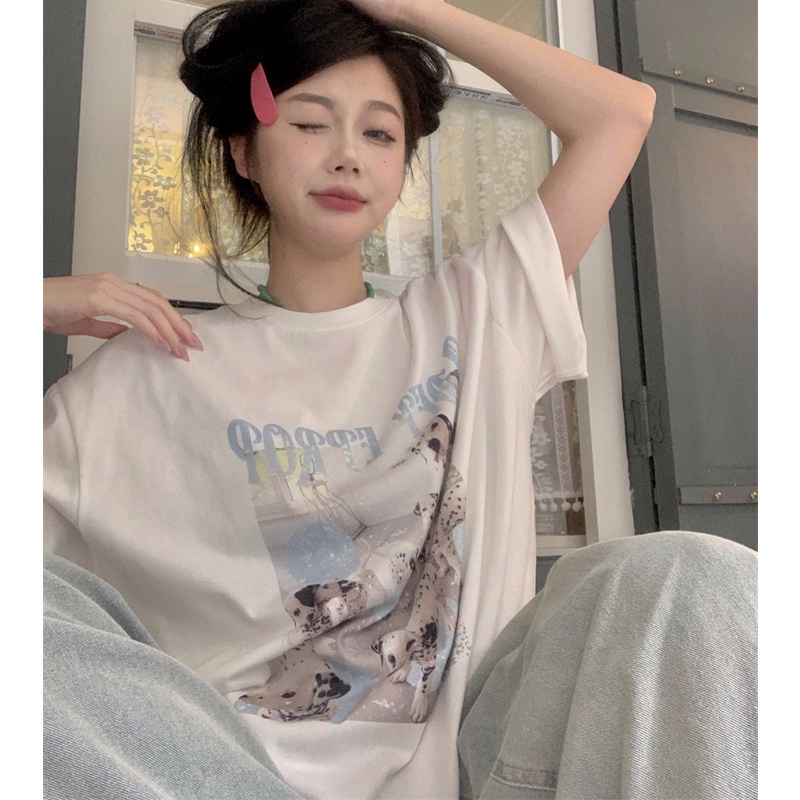 NRVP Áo Thun 100% Cotton Tay Ngắn Phong Cách Hàn Quốc Mới