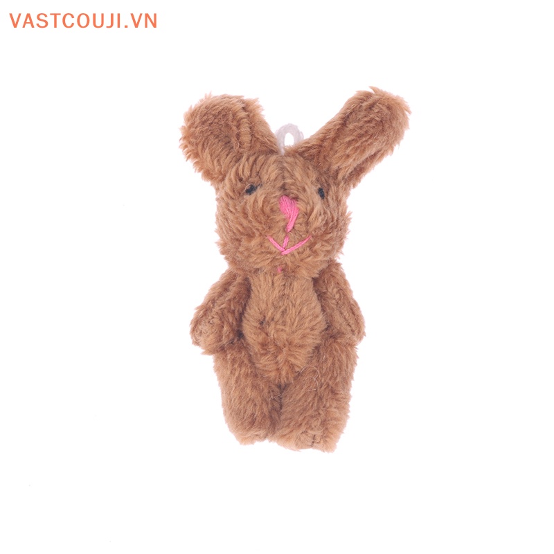 Thỏ Nhồi Bông 5.5CM Treo Móc Khóa Trang Trí Dễ Thương