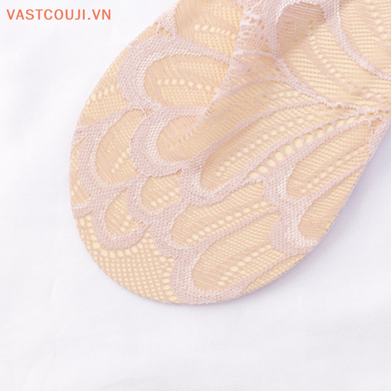 1 Đôi Tất Lưới Ren Hoa Chống Trượt Thoáng Khí