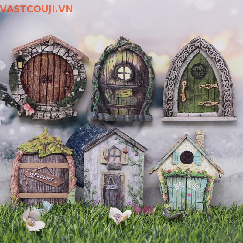 Set 6 Mô Hình Cửa 1 / 12 Dùng Để Trang Trí Nhà Búp Bê