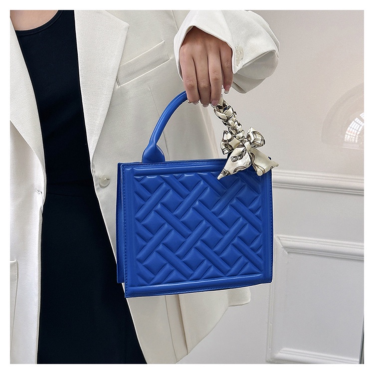 Túi Xách JASMIN NOIR Tote Hộp Nhỏ Hai Dây Đeo Khăn Choàng Kẻ Sọc Caro Thời Trang Thường Ngày Cho Nữ